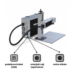 VATRON F-30W FIBER LASERSKI STROJ