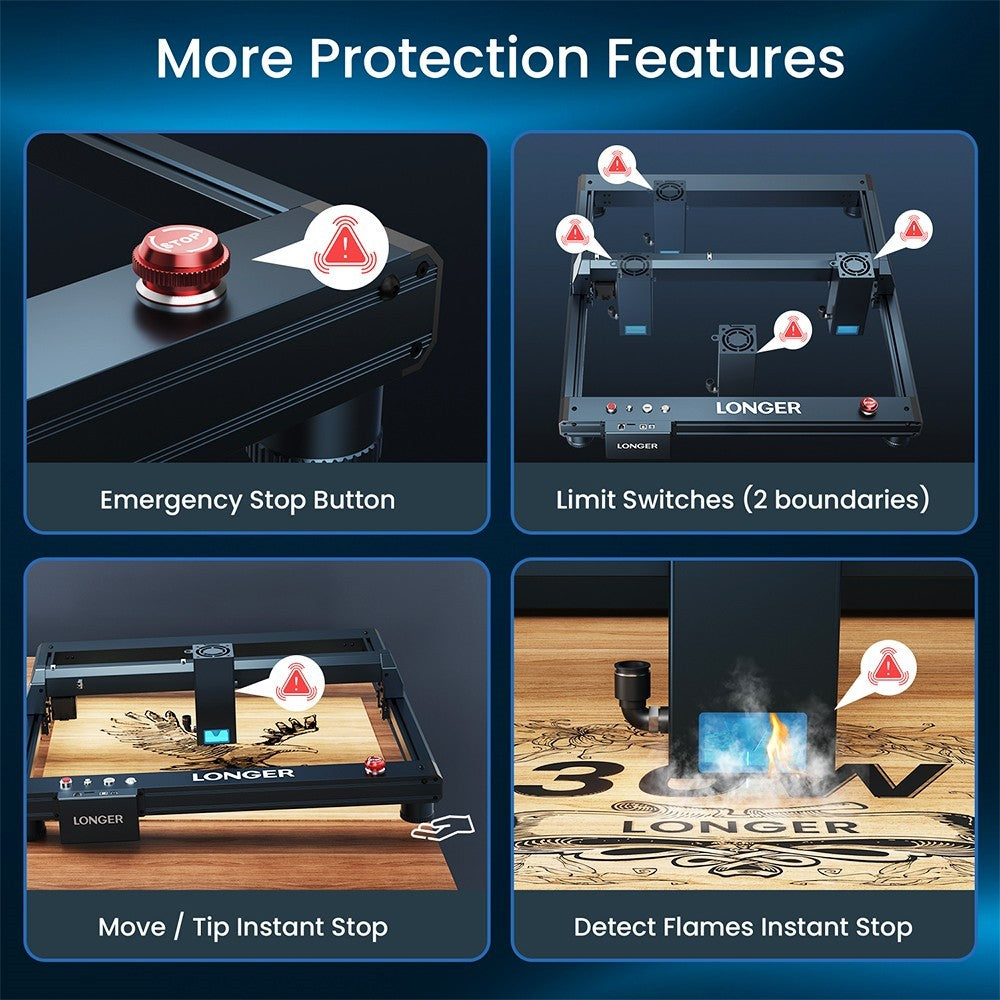 LONGER Laser B1 20W laser engraving or cutting machine