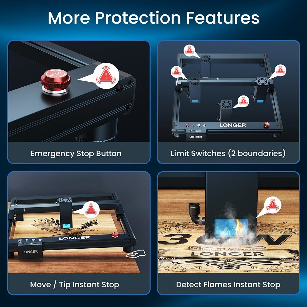 LONGER Laser B1 30W laser engraving or cutting machine