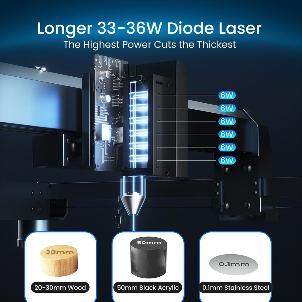 LONGER Laser B1 30W laser engraving or cutting machine
