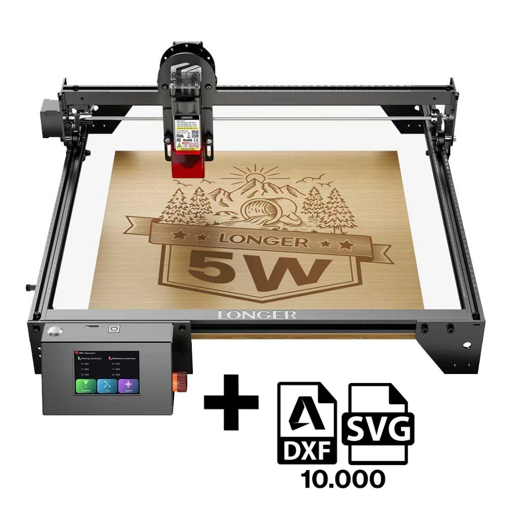 LONGER RAY5 5W laser engraving or cutting machine